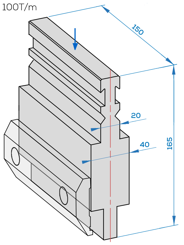 Adaptateur Bystronic <br>RFA vers Amada