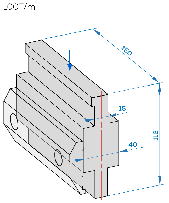 Adaptateur LVD<br>Nez 15 vers Amada