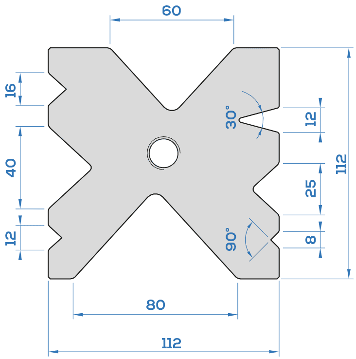 Matrice Multivés 14.518 <br>Type COLLY