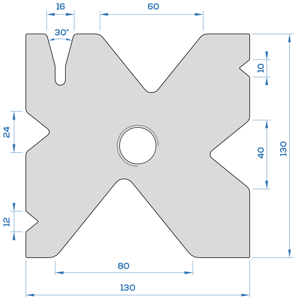 Matrice Multivés M13 <br>Type LVD