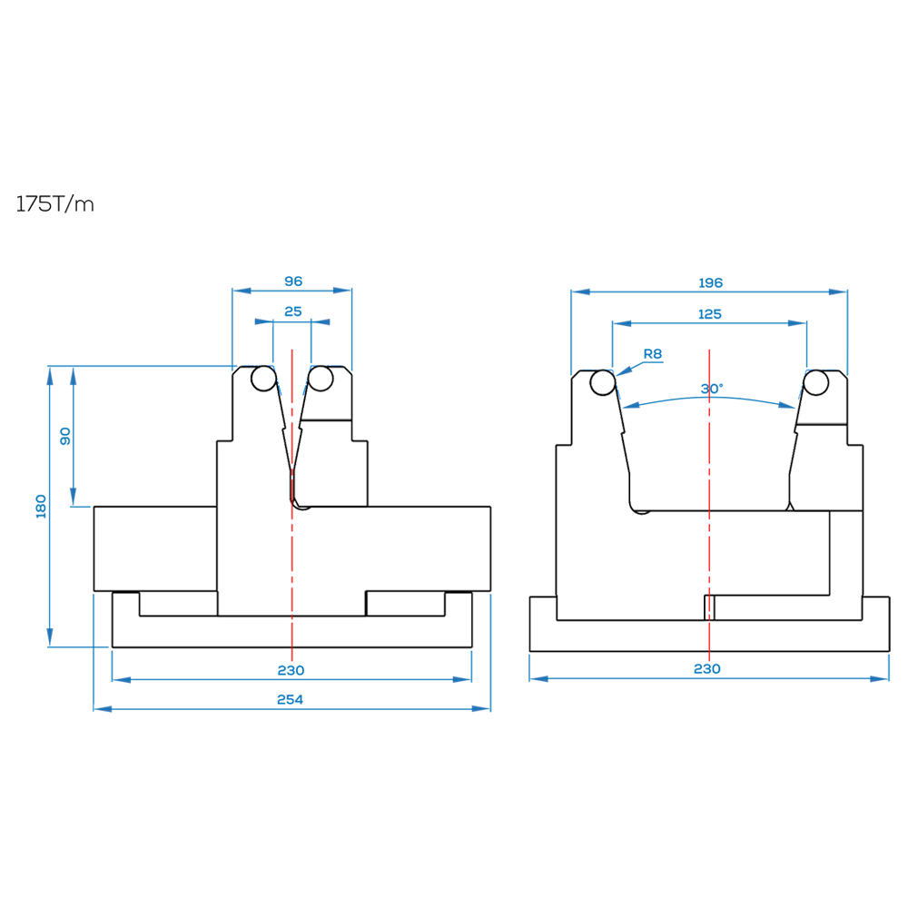 Matrice à vé variable <br>de 24 mm à 124 mm – Image 2