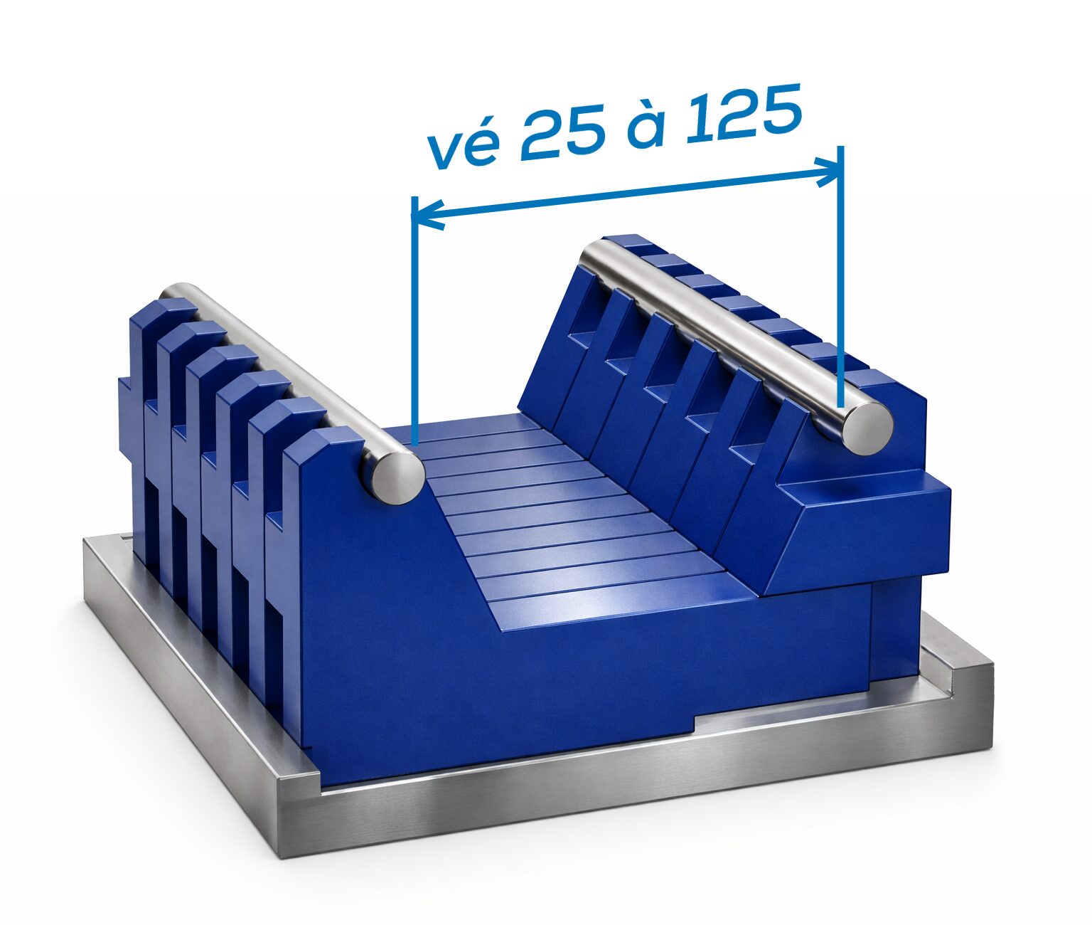 Matrice à vé variable <br>de 25 mm à 125 mm